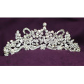 Derniers Silver Gorgeous Headwear Crystal Accents nuptiale Prom Tiara